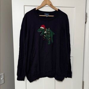 Modcloth Navy Christmas Sweater